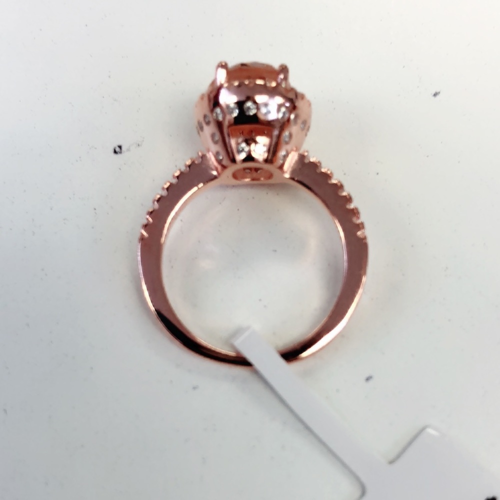 sterling sliver 925 oval solitaire ring - Picture 8 of 8
